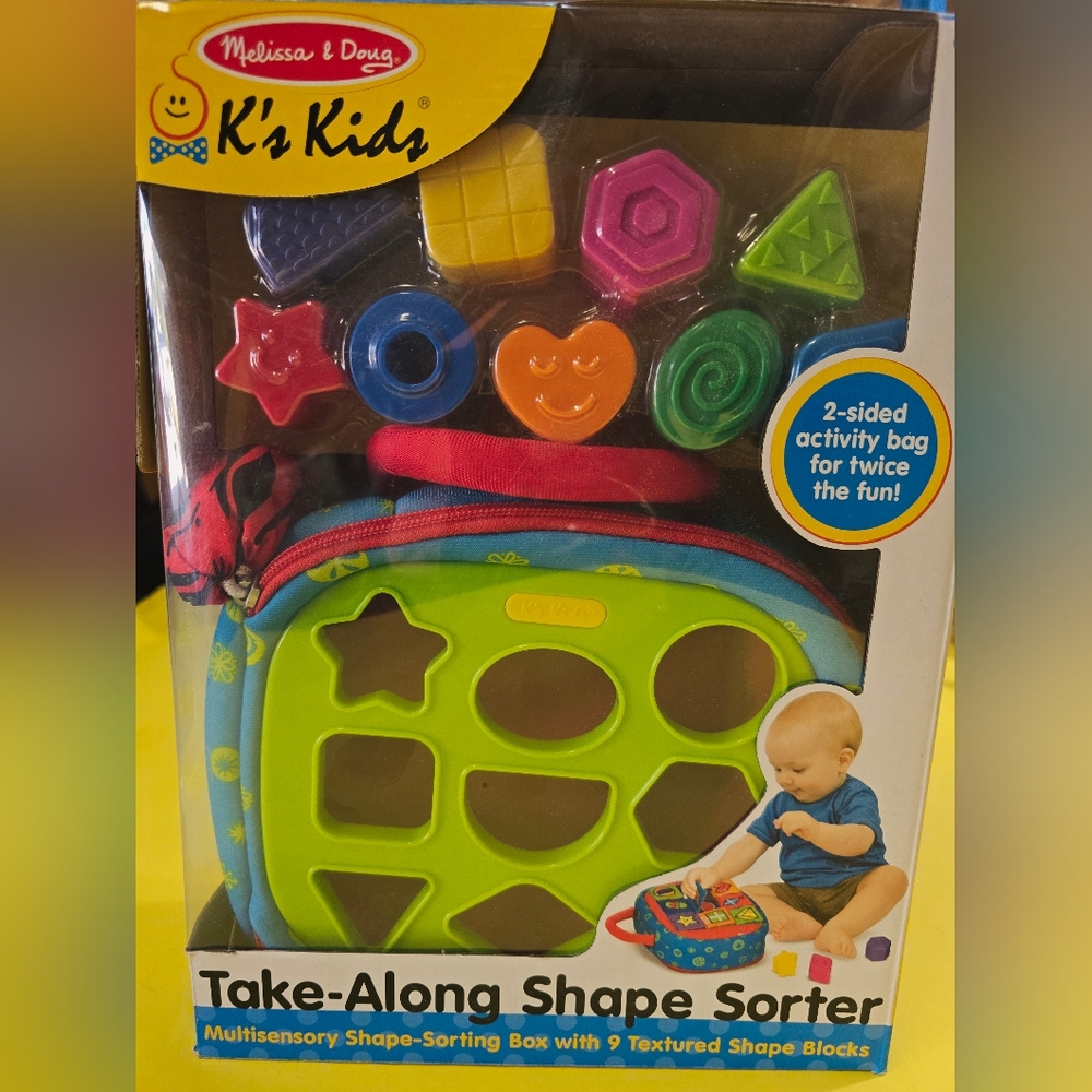 Melissa & Doug K's Kids Take-Along Shape Sorter